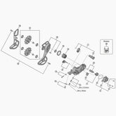 Shimano Rd-M5130-Gs Outer Plate Assembly Gs Spares & Accessories